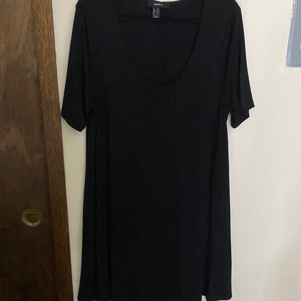 Black skater dress